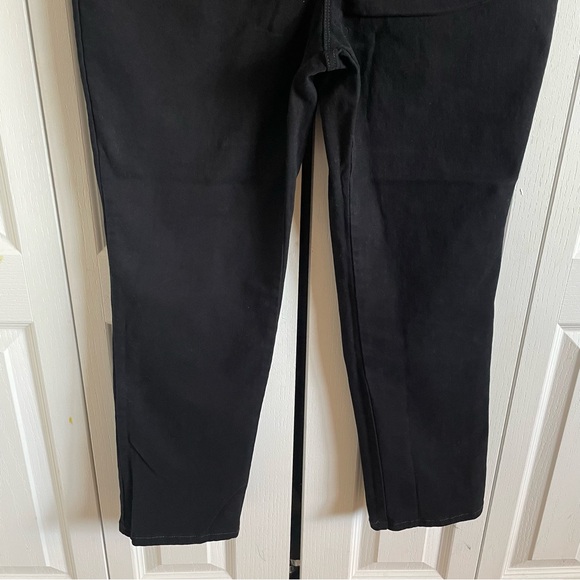 Gloria Vanderbilt Amanda Jeans Women’s 14 Short Black Chic Casual Straight Soft - Picture 5 of 11